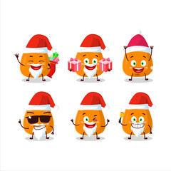 Santa Claus emoticons with loquat cartoon character