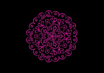 
Abstract colorful rangoli design Circles Petals Spirals and Flowers Colorful Rangoli Alpona