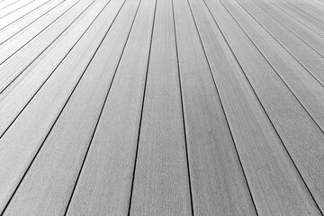 White wooden floor on the balcony outside the house pattern and background seamless