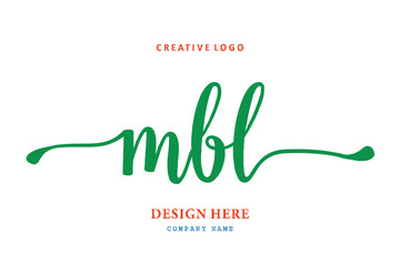 MBL lettering logo is simple, easy to understand and authoritative