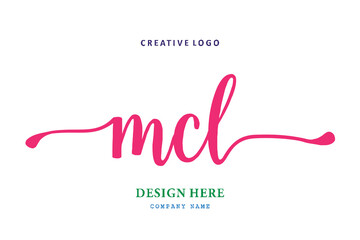 MCL lettering logo is simple, easy to understand and authoritative