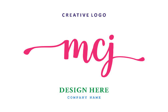 MCJ lettering logo is simple, easy to understand and authoritative