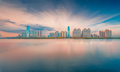 Obraz premium Urban scenery of Huizhou City, Guangdong Province, China
