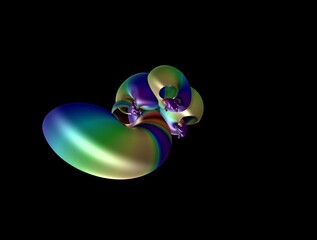 Imaginatory fractal background Image