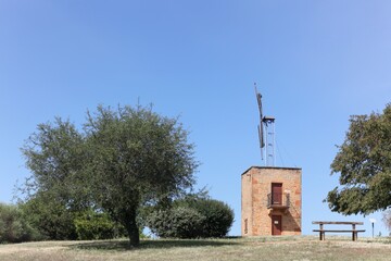 Telegraph of Chappe in Marcy sur Anse, France