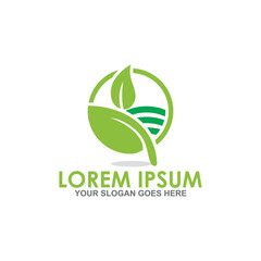 nature leaf vector , natural logo