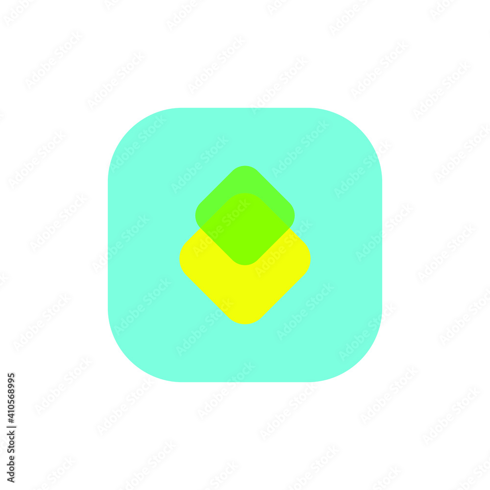 Poster app icon in flat style, app icon background for your website design logo, app, ui. vector icon illus