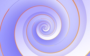 Beautiful and luxury blue and white radial circle with orange stripes background design