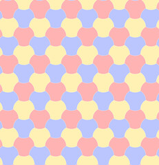 abstract geometric shapes. vector seamless pattern. pastel colored baby repetitive background. fabric swatch. wrapping paper. continuous print. design element for home decor, textile, cloth, apparel