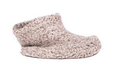 Warm woolen indoor slippers