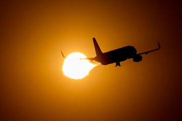 airplane flying in the sky