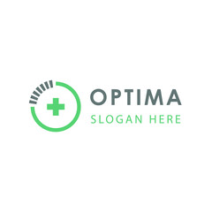 optima logo vector. Initial O logotype design template