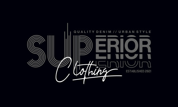 Superior Clothing Design For Print T Shirt And Etc
