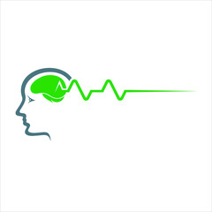 icon of mental health, icon for hospital or clinic.