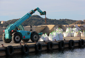 activité sur le port