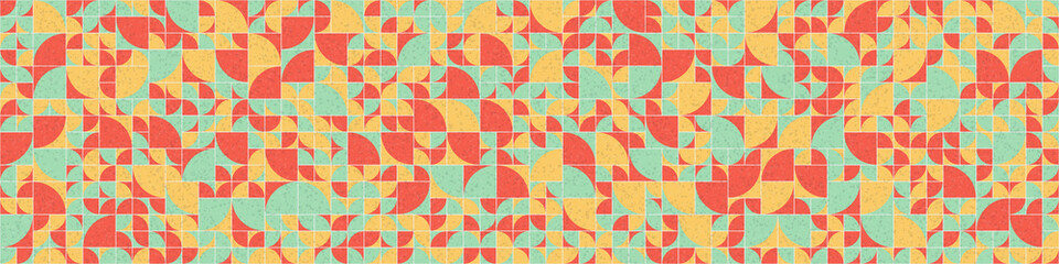 Abstract Geometric Pattern generative computational art illustration