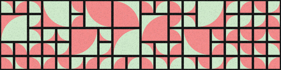 Abstract Geometric Pattern generative computational art illustration