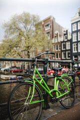 Fototapeta na wymiar bicycle in Amsterdam