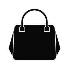 handbag icon. women bag sign. Ladies bag vector illustration.