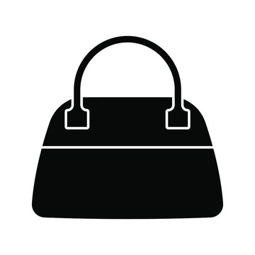 recommend clip art: handbag icon. women bag sign. Ladies bag vector illustration.
