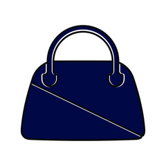 handbag icon. women bag sign. Ladies bag vector illustration.