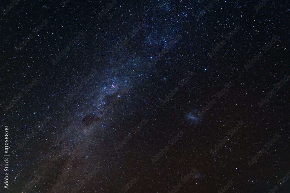 Wall mural beautiful african night sky, galaxy background