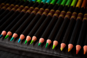 Pencils close up