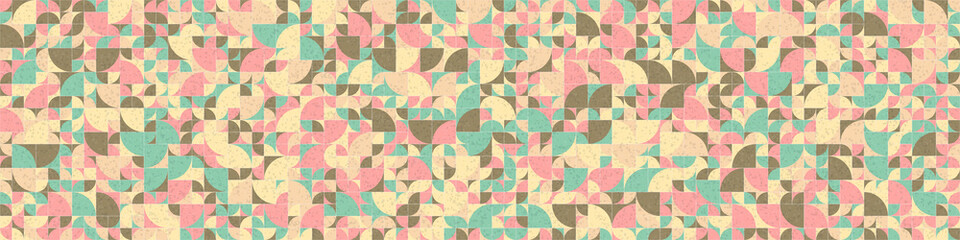 Abstract Geometric Pattern generative computational art illustration