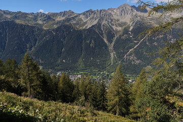 Fototapeta premium Les Praz-de-Chamonix