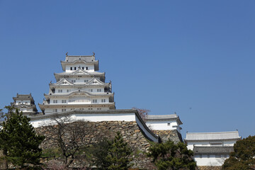 初春の姫路城