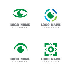 Eye Care vector logo design