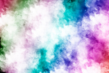 Fototapeta na wymiar Colorful smoke background image
