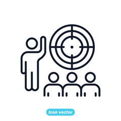 leadership traits icon. Development and Teamwork symbol template for graphic and web design collection logo vector illustration