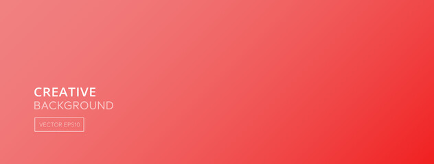 Colorful coral pink gradient abstract banner background