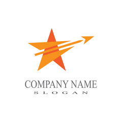 Obraz premium Star icon Template vector illustration design
