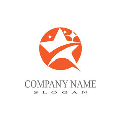 Star icon Template vector illustration design