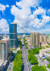 Obraz premium 中国广东省惠州市城市风光 