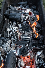 Obraz premium May and grilled meat