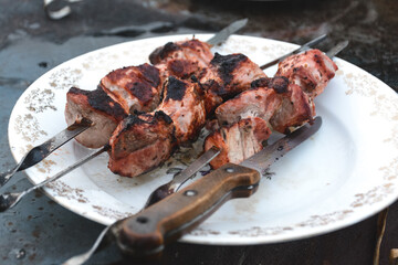 May and grilled meat