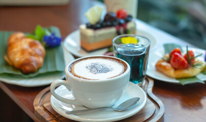Cappuccino cafe coffee shop