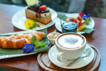 Cappuccino cafe coffee shop
