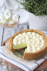 apple pie on a plate