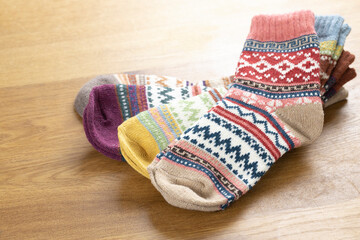 ウールソックスのセット