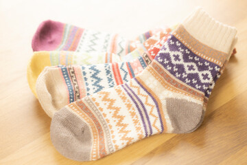 ウールソックスのセット