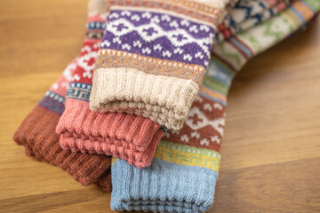 ウールソックスのセット