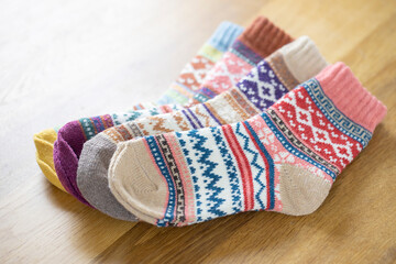 ウールソックスのセット