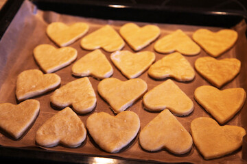 heart shaped cookies