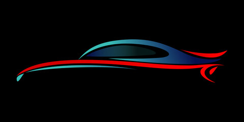 set of automotive logo. vector cars dealers, detailing and modification logo design concept illustration