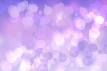 Abstract blurred vivid spring summer light delicate pastel blue pink bokeh background texture with bright soft color circles and bokeh lights. Card concept. Beautiful backdrop illustration.