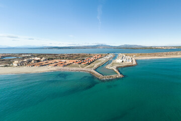 Leucate, l'ostréiculture vue du ciel

